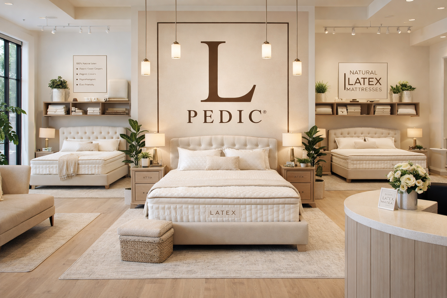 Los Angeles L PEDIC natural mattress store
